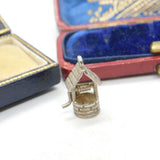 Sterling Silver Magic Wishing Well Charm Pendant Vintage c1970