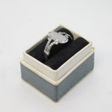 Charles Horner Boxed Sterling Silver Dress Ring Antique 1912 Chester