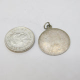 Sterling Silver St Christopher Travel Charm Pendant Vintage c1970s