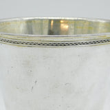 18th Century Swedish Gothenburg Sterling Silver Tapering Beaker Antique c1730s