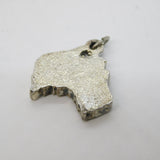 Silver Plated & Opal Set Australia Souvenir Pendant Vintage c1970s