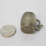 Sterling Silver Beer Tankard Large Charm Pendant Vintage c1970
