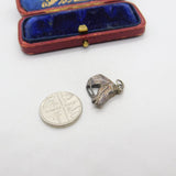 Sterling Silver Horses Head Equestrian Charm Pendant Vintage c1970