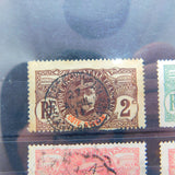 Four Antique French Occupied Senegal Postage Stamps c1920