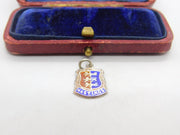 Sterling Silver & Enamel Hastings Charm Pendant Vintage c1970