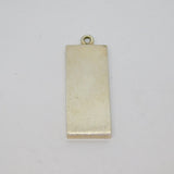 Sterling Silver Jubilee Bullion Bar Ingot Pendant Vintage 1977 Birmingham