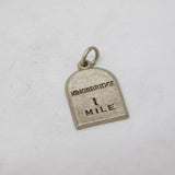 Sterling Silver Kingsbridge Milestone Charm Pendant Vintage c1970