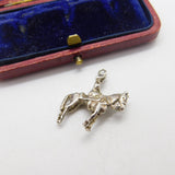 Sterling Silver Trooping the Colour Charm Pendant Vintage c1970