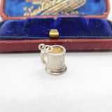 Sterling Silver Beer Tankard Charm Pendant Vintage c1970