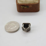 Sterling Silver Church Gates Charm Pendant Vintage c1970