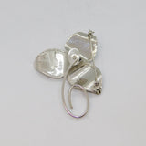 Sterling Silver Bond Boyd Stylised Trillium Flower Brooch Vintage c1990