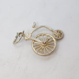 Sterling Silver Nuvo Pennyfarthing Bicycle Charm Pendant Vintage c1970