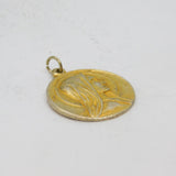Sterling Silver Gilt Jerusalem Religious Interest Charm Pendant Vintage c1970