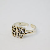 Sterling Silver Butterfly Toe Ring Vintage c1970 Size G