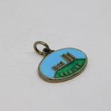Sterling Silver Brough Enamel Souvenir Charm Pendant Vintage c1970