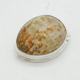 Peter, Ann, William Bateman George III Sterling Silver & Shell Snuff Box Antique