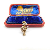 Sterling Silver Mariachi Man Charm Pendant Vintage c1970