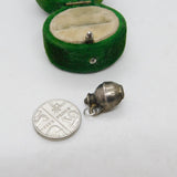 Sterling Silver Jersey Can Charm Pendant Vintage c1970