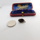 Sterling Silver Custodian Helmet Charm Pendant Vintage c1970