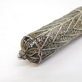George III Filigree Sterling Silver Document Holder Antique c1780s AF