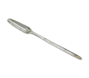George II Sterling Silver Heraldic Crest Marrow Scoop Antique 1748 London