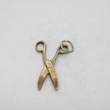 Sterling Silver Scissors Form Charm Pendant Vintage c1970s