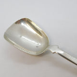 Victorian Sterling Silver Chicken Crest Tea Caddy Spoon Antique 1849 Birmingham