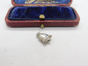 Sterling Silver Ringing Bell Charm Pendant Vintage c1970