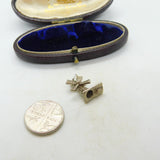 Sterling Silver Dutch Windmill Charm Pendant Vintage c1970