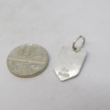 Sterling Silver Taunton Enamel Shield Charm Pendant Vintage c1970