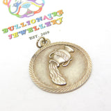 Sterling Silver Pouring Wine Jug Zodiac Pendant Vintage c1970