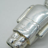 Sterling Silver British Royal Guardsman Baby Rattle Antique 1937 Birmingham