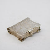 Sterling Silver Opening Holy Bible Charm Pendant Vintage c1970s