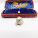 Sterling Silver British Police Mans  Charm Pendant Vintage c1970