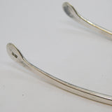Art Deco Pair of Sterling Silver Novelty Wishbone Sugar Tongs Antique Birmingham