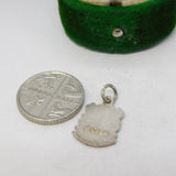 Sterling Silver Folkestone Charm Pendant Vintage c1970