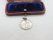 Sterling Silver St Christopher Charm Pendant Vintage c1970