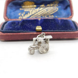 Sterling Silver Traditional Roller Charm Pendant Vintage c1970