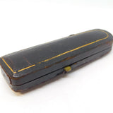 Victorian Tooled Leather Cheroot Holder Case Antique c1900