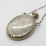 20th Century Dutch .800 Silver Miniature Chatalaine Perfume Bottle Antique 1918