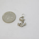 Sterling Silver Anchor of Hope Charm Pendant Vintage c1970