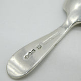 Art Deco Sterling Silver Modernist Tea Caddy Spoon Antique 1928 Sheffield
