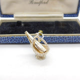 Sterling Silver Champagne Ice Bucket Charm Pendant Vintage c1970