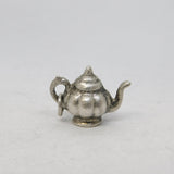 Sterling Silver Queen Anne Teapot Charm Pendant Vintage c1970