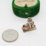 Sterling Silver Water Pump Charm Pendant Vintage c1970