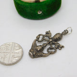 Sterling Silver Keys to the City Charm Pendant Vintage c1970