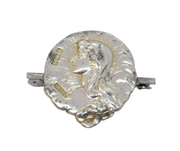 Edwardian Sterling Silver Art Nouveau Fairy Brooch Antique 1902 Birmingham