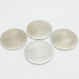 Set of Four Sterling Silver Engine Turned Drinks Coasters Vintage 1997