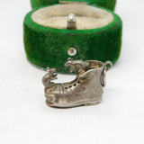 Sterling Silver Mice in the Shoe Charm Pendant Vintage c1970