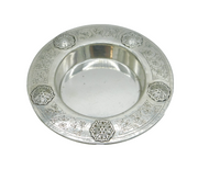 Liberty & Co Sterling Silver Floral Pattern Dish Antique c1920 Bernard Cuzner